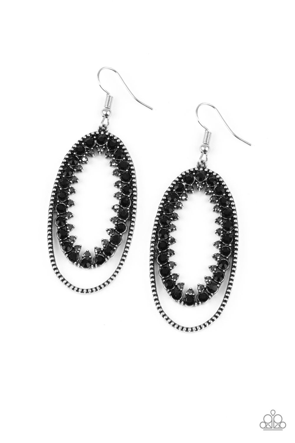 Paparazzi Accessories: Marry Into Money - Black Earring