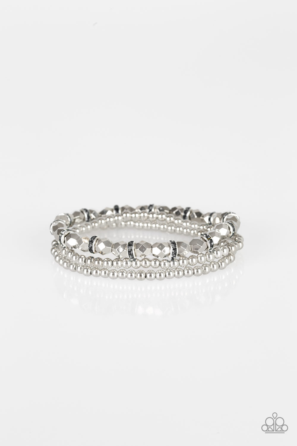Paparazzi Accessories: Let There BEAM Light - Silver Bracelet