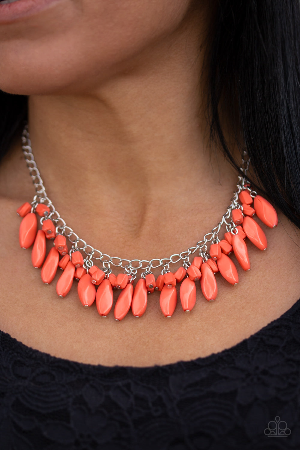 Paparazzi Accessories: Bead Binge - Orange Necklace