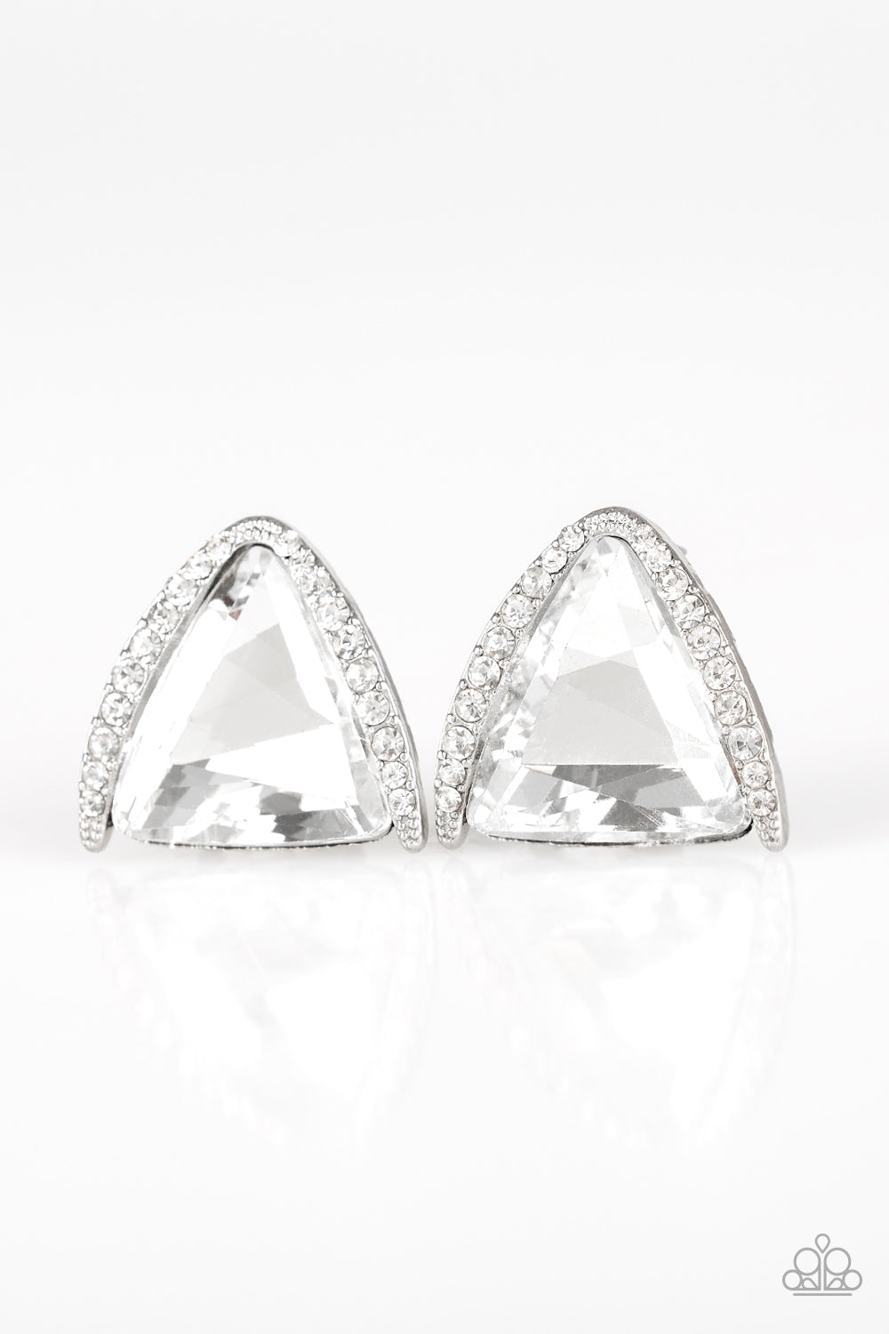 Paparazzi Accessories: Exalted Elegance - White Earring