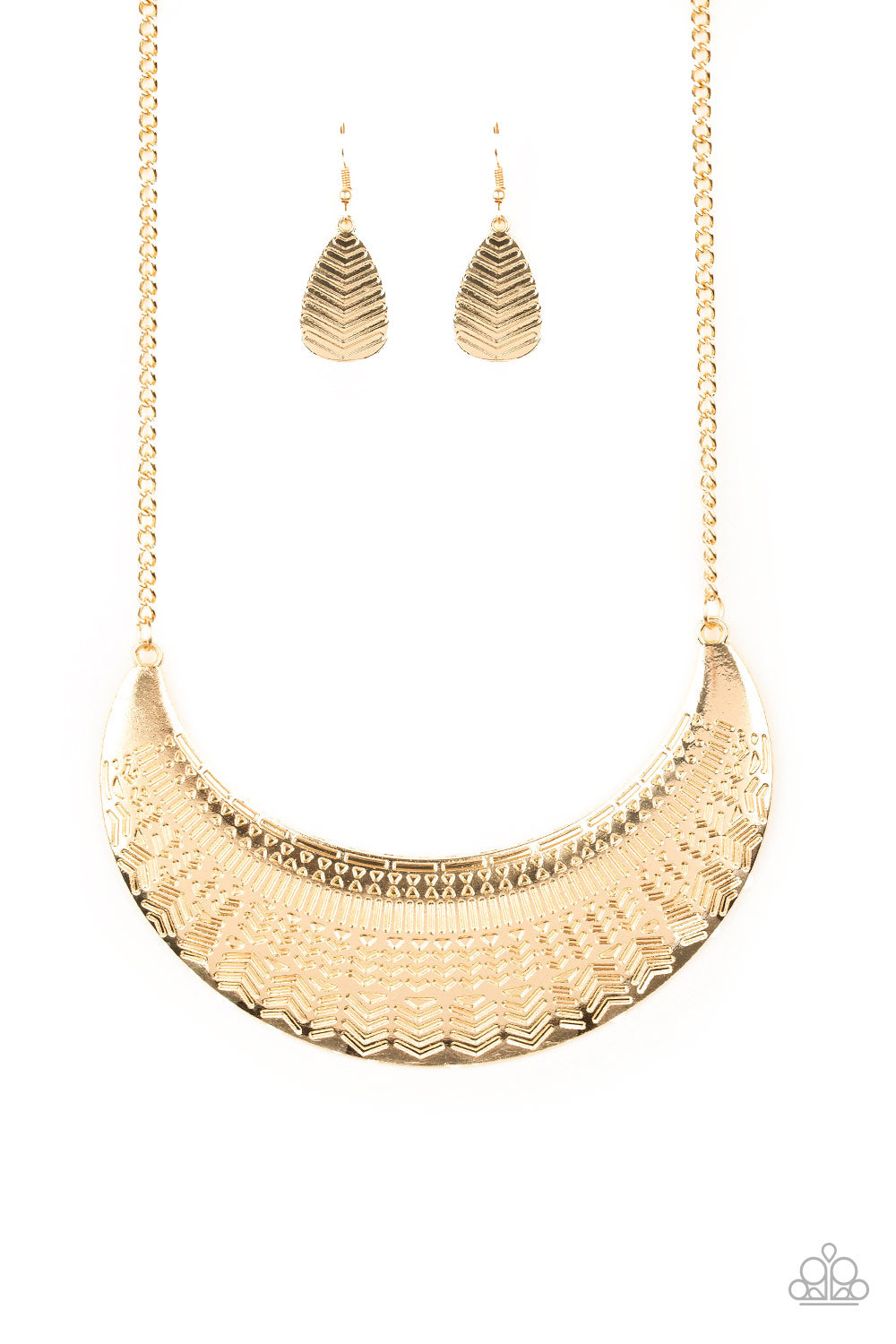 Paparazzi Accessories: Large As Life - Gold Necklace