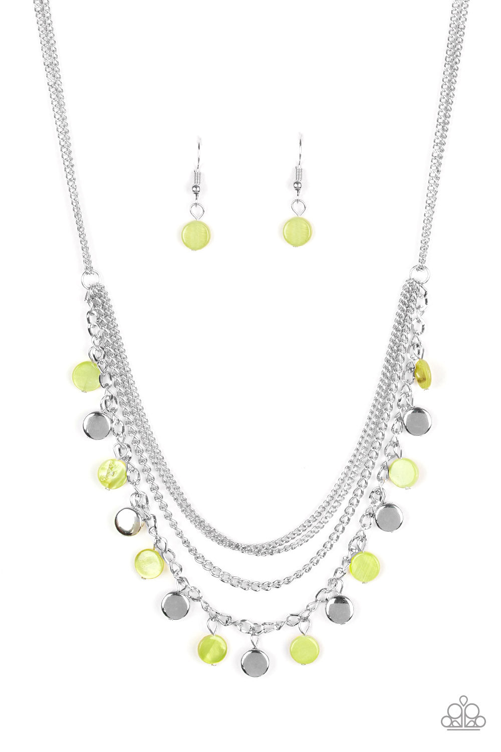 Paparazzi Accessories: Beach Flavor - Green Necklace