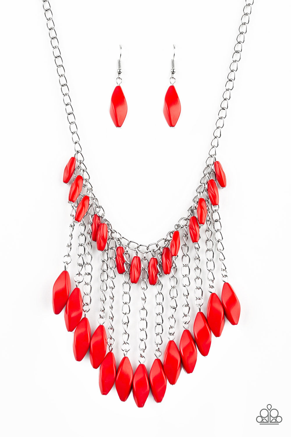 Paparazzi Accessories: Venturous Vibes - Red Necklace