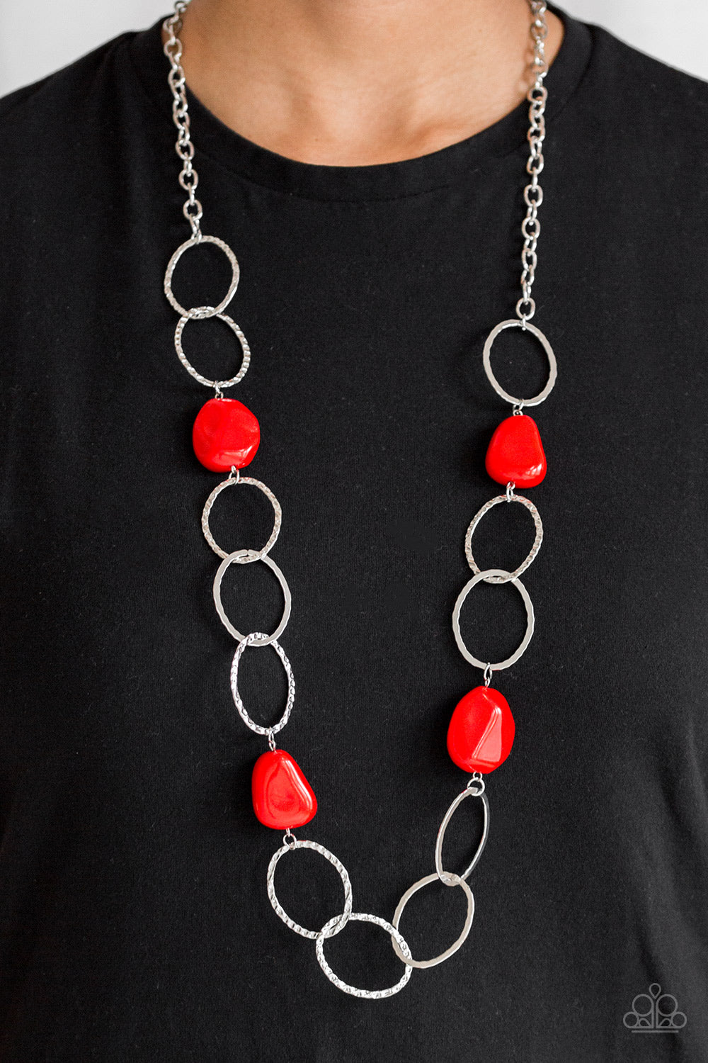 Paparazzi Accessories: Modern Day Malibu - Red Necklace