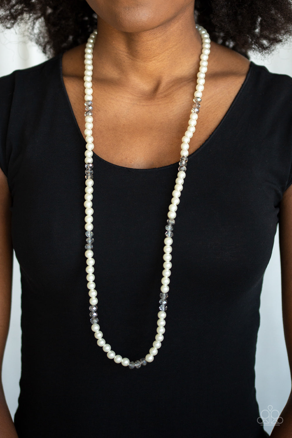 Paparazzi Accessories: Girls Have More FUNDS - White Necklace