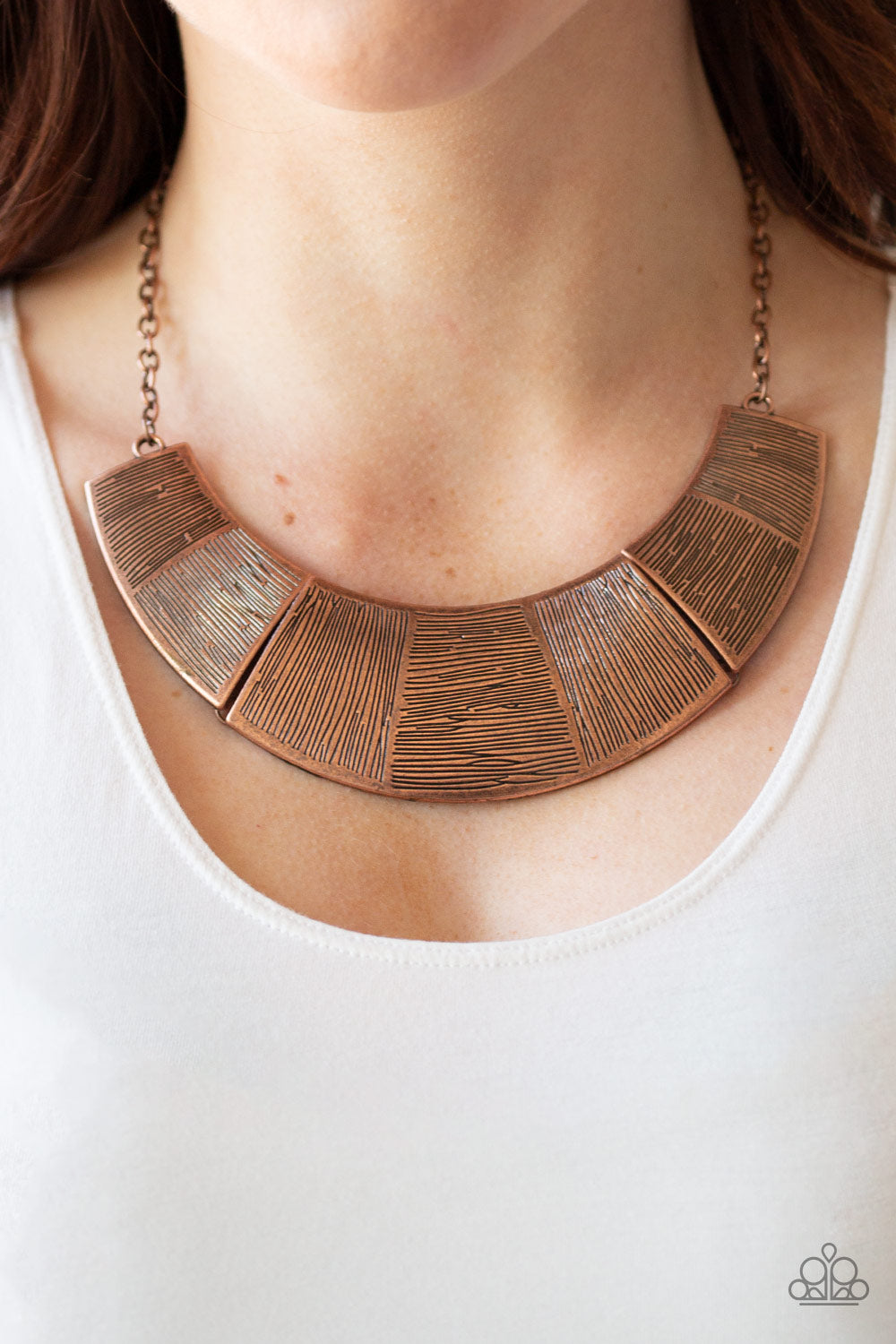 Paparazzi Accessories: More Roar - Copper Necklace