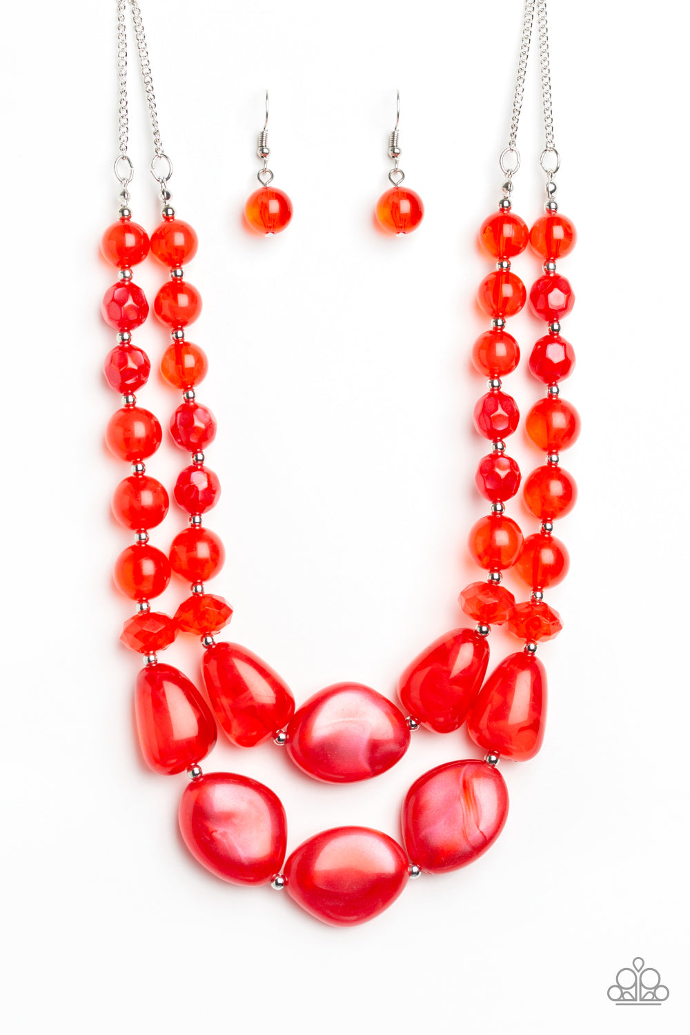 Paparazzi Accessories: Beach Glam - Red Necklace