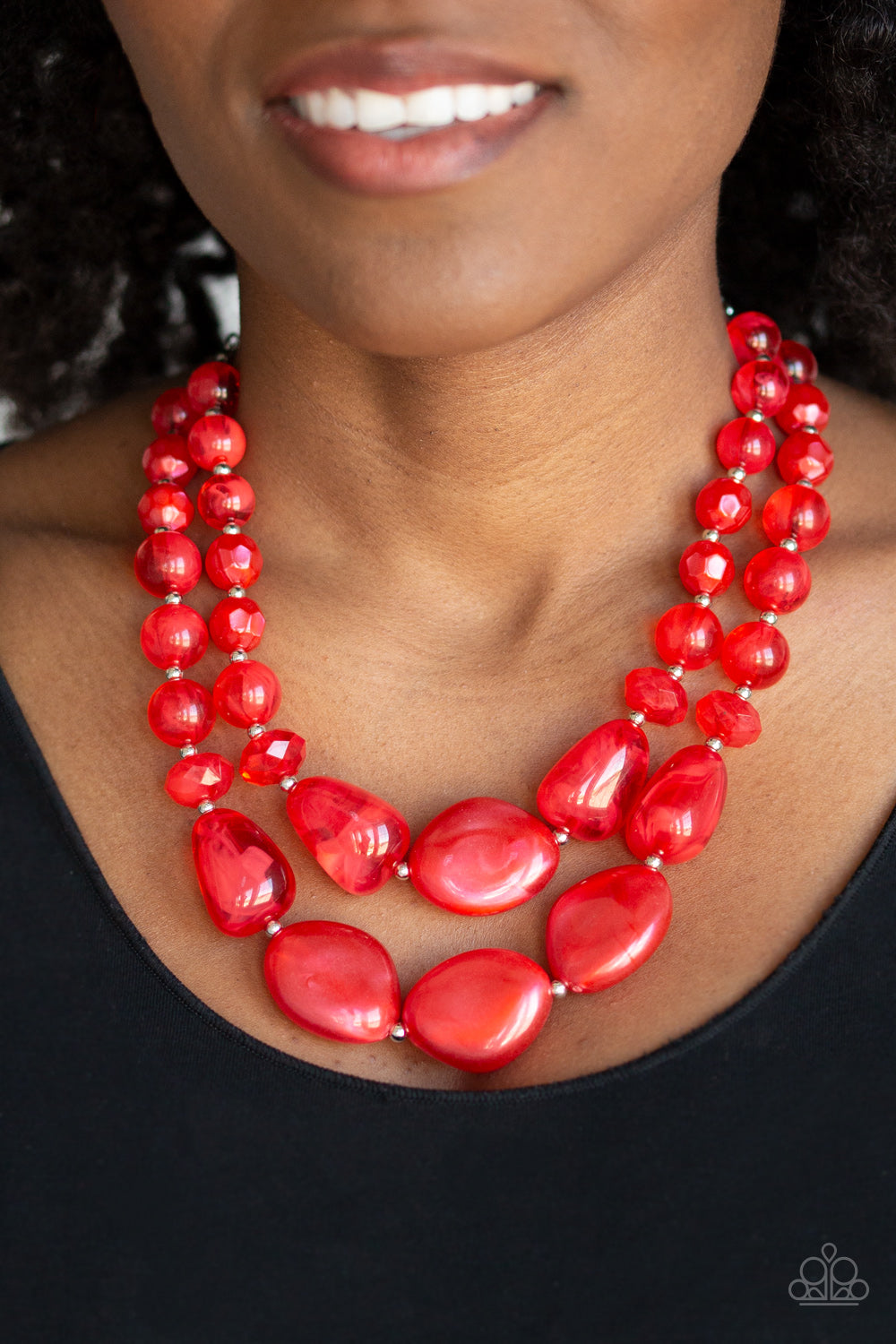 Paparazzi Accessories: Beach Glam - Red Necklace