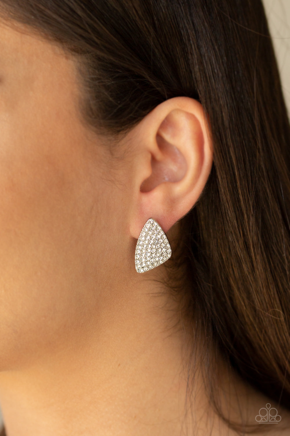 Paparazzi Accessories: Supreme Sheen - White Earring
