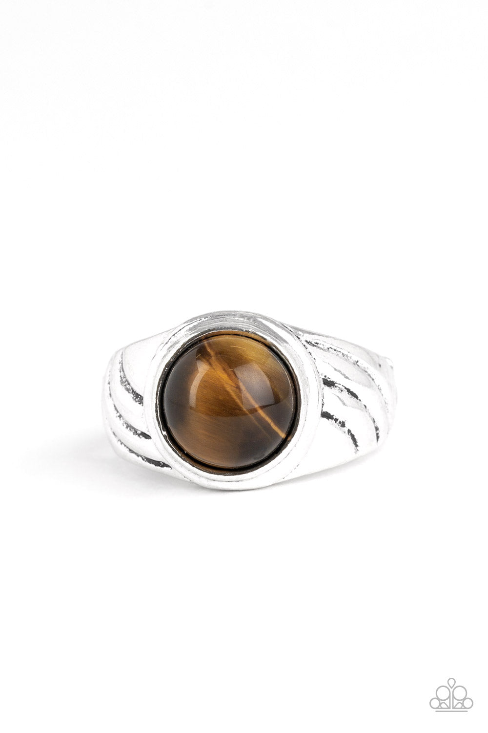 Paparazzi Accessories: Play It Cool - Brown Ring