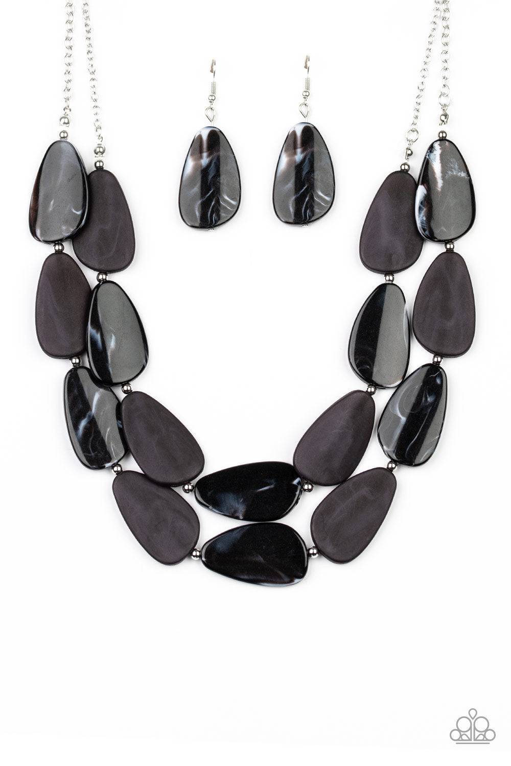 Paparazzi Accessories:Colorfully Calming - Black Necklace