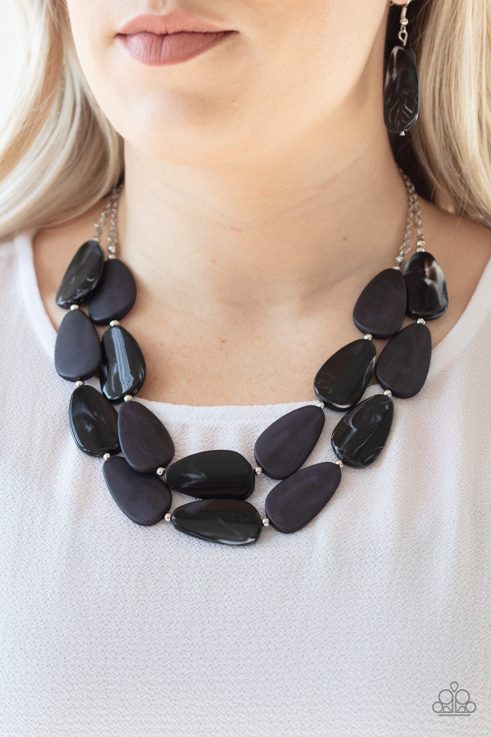 Paparazzi Accessories:Colorfully Calming - Black Necklace