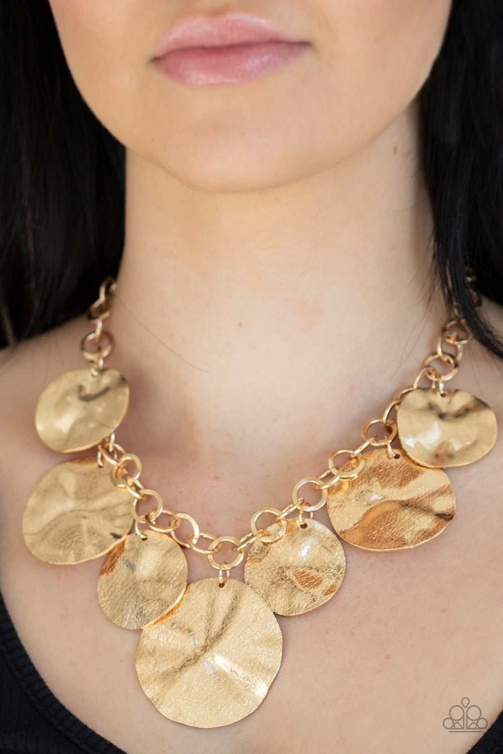 Paparazzi Accessories: Barely Scratched The Surface - Gold Necklace