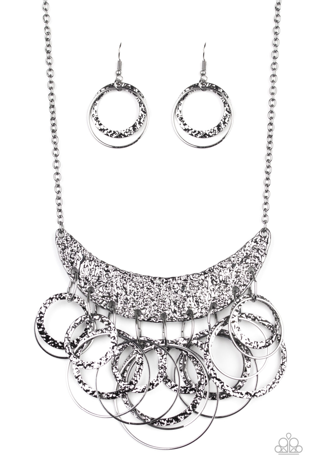 Paparazzi Accessories: Metro Eclipse - Black Earring