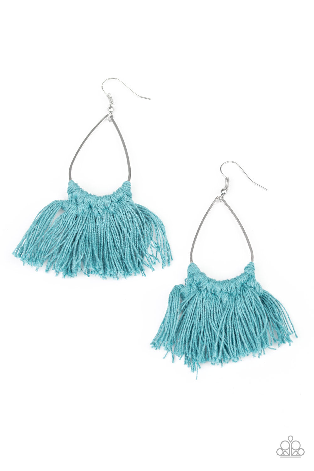 Paparazzi Accessories: Tassel Treat - Blue Earring