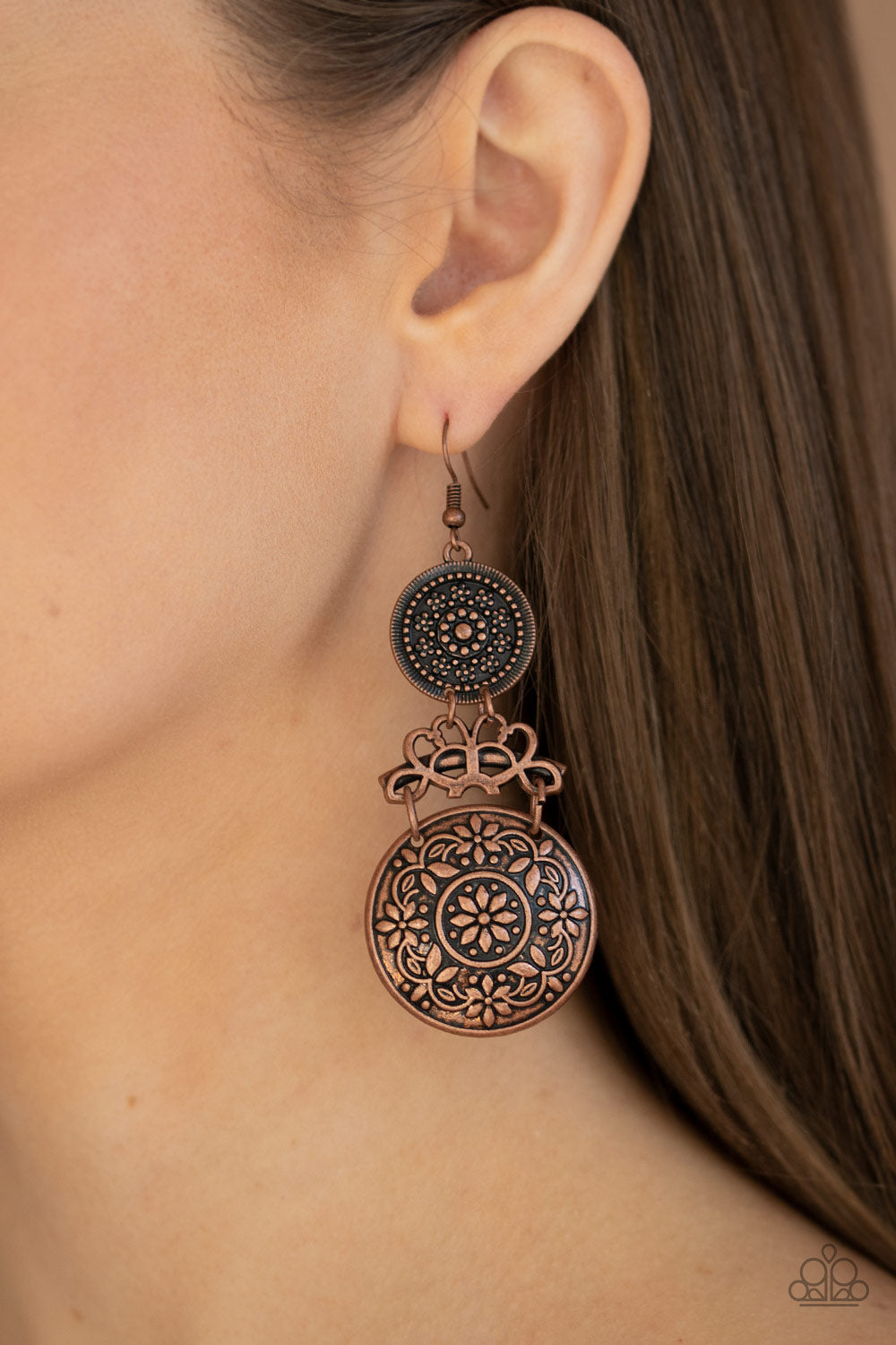 Paparazzi Accessories: Garden Adventure - Copper Earring