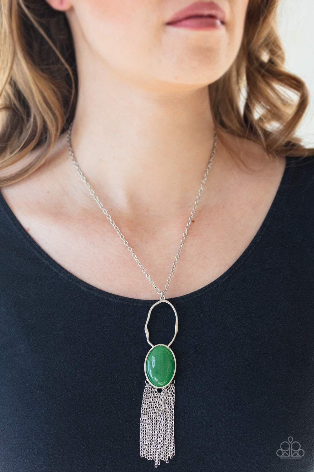 Paparazzi Accessories: Dewy Desert - Green Necklace