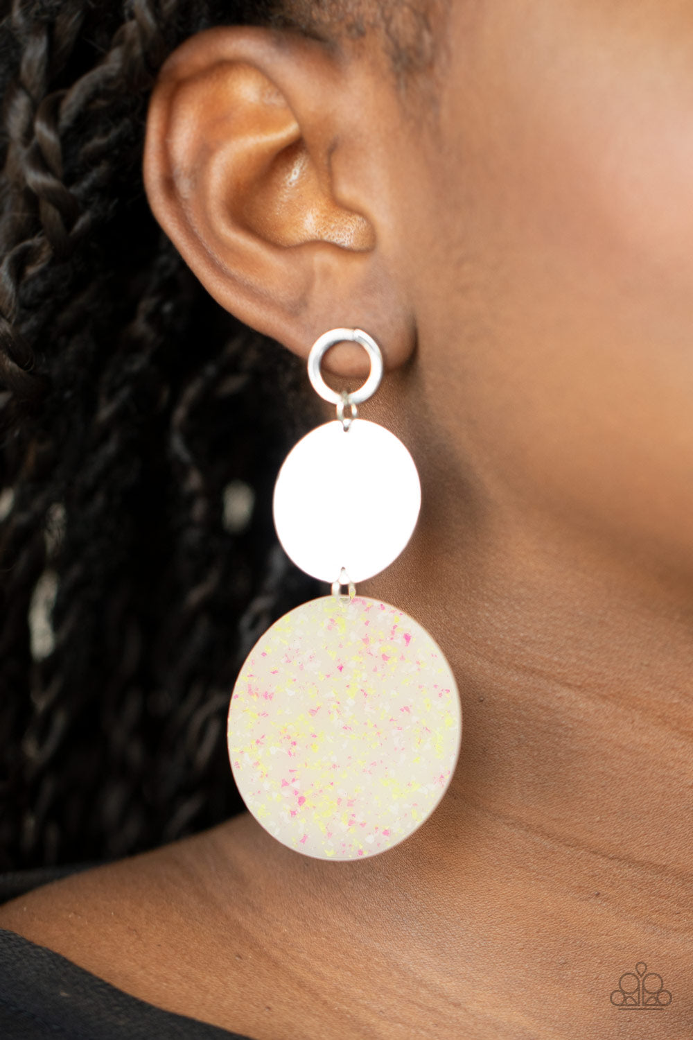 Paparazzi Accessories: Beach Day Glow - Yellow Earring