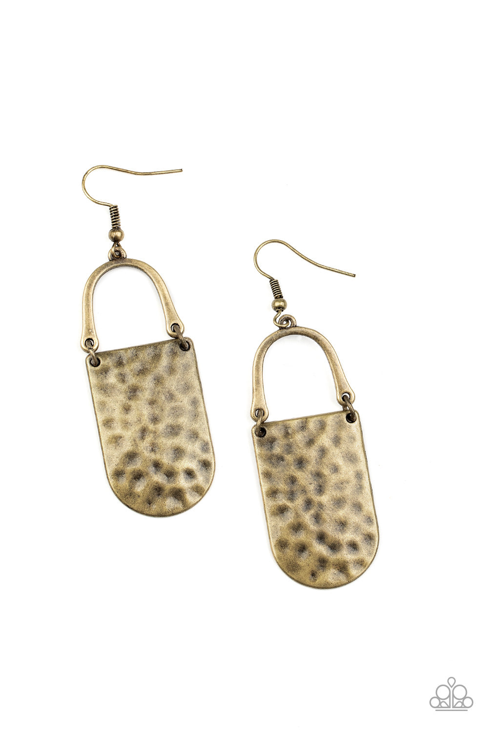 Paparazzi Accessories: Resort Relic - Brass Earrings