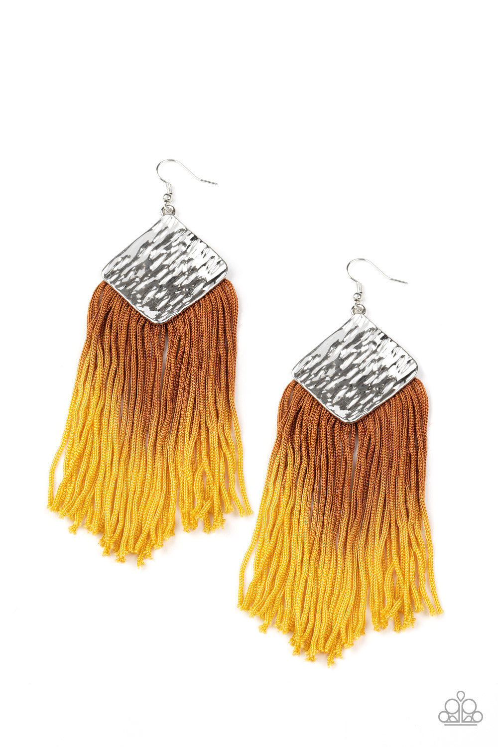 Paparazzi Accessories: DIP The Scales - Yellow Earring
