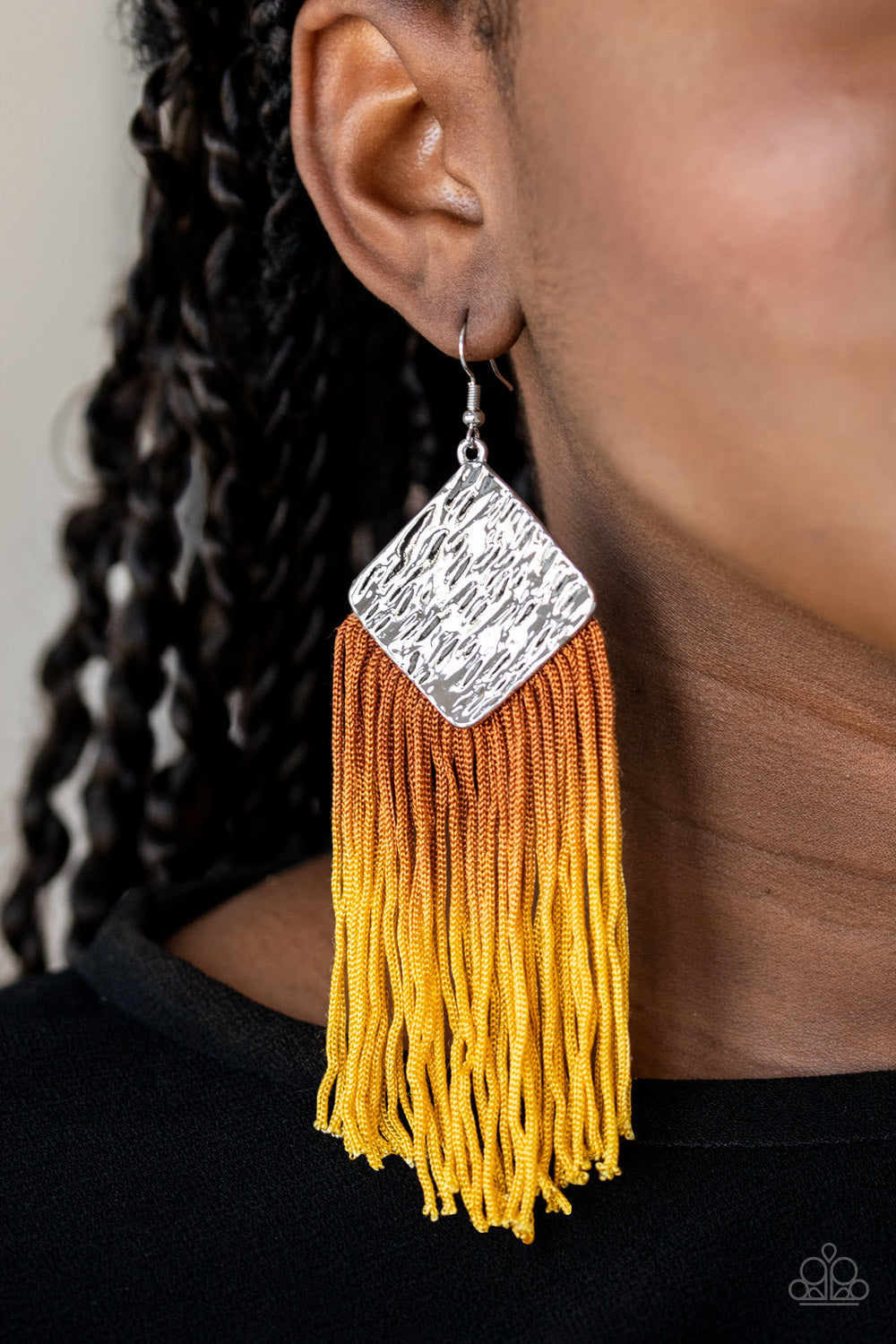 Paparazzi Accessories: DIP The Scales - Yellow Earring