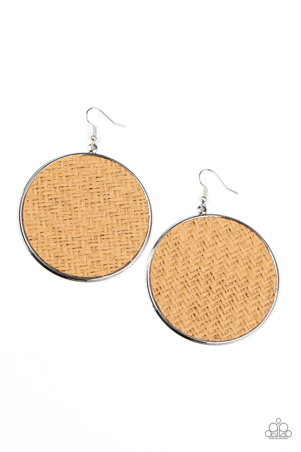 Paparazzi Accessories: Wonderfully Woven - Brown Earring