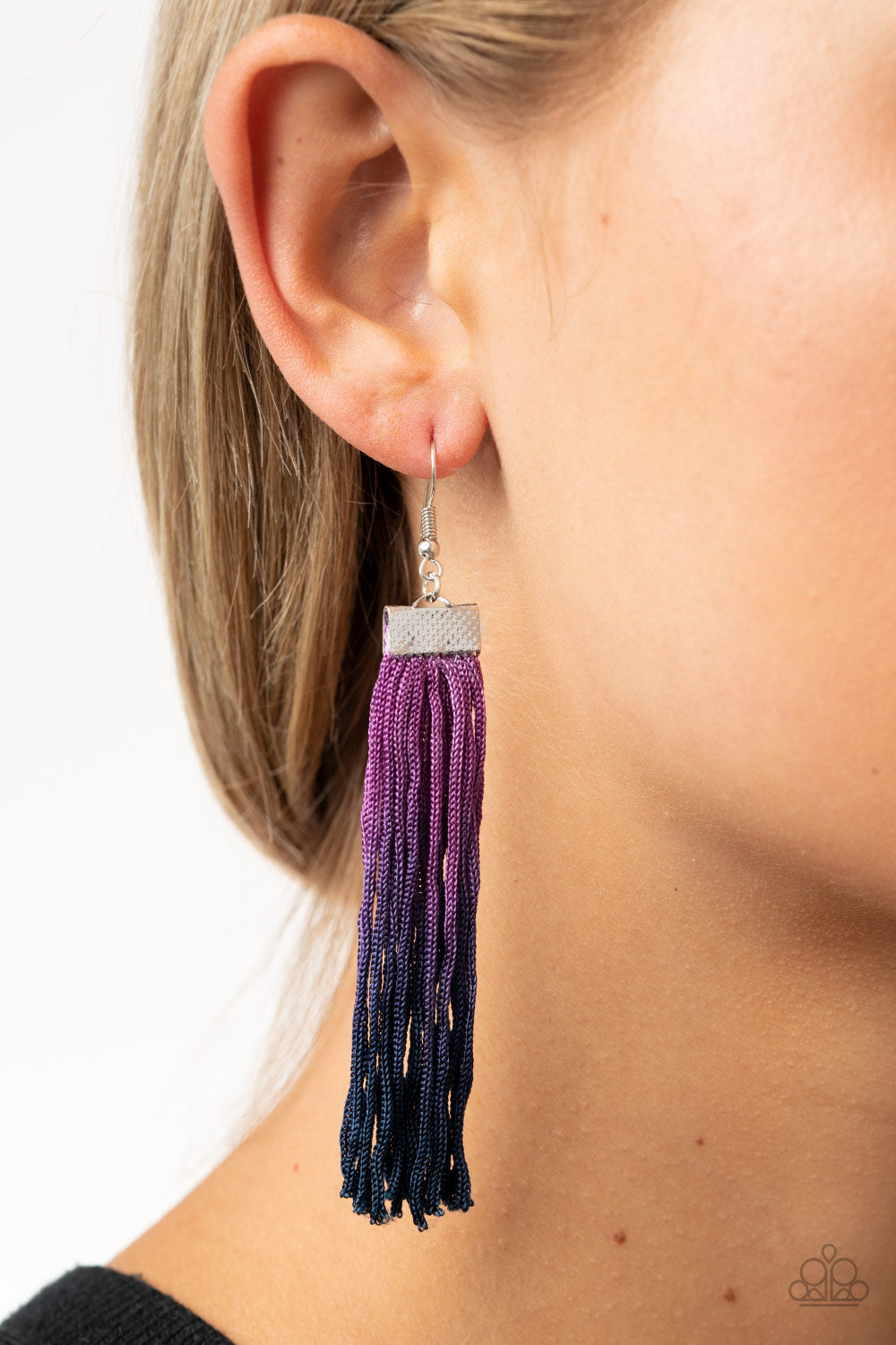 Paparazzi Accessories: Dual Immersion - Purple Earring