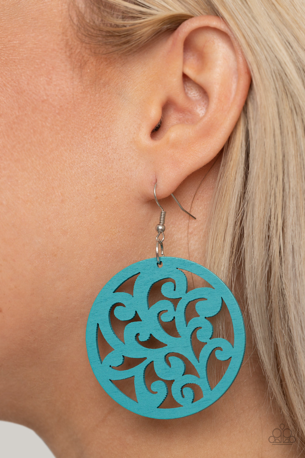 Paparazzi Accessories: Fresh Off The Vine - Blue Earring