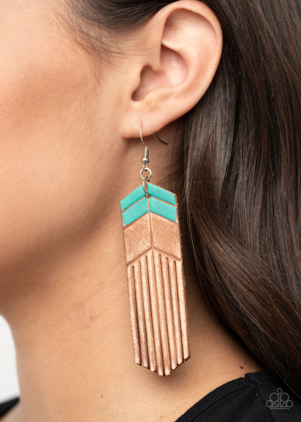 Paparazzi Accessories: Desert Trails - Blue Earring