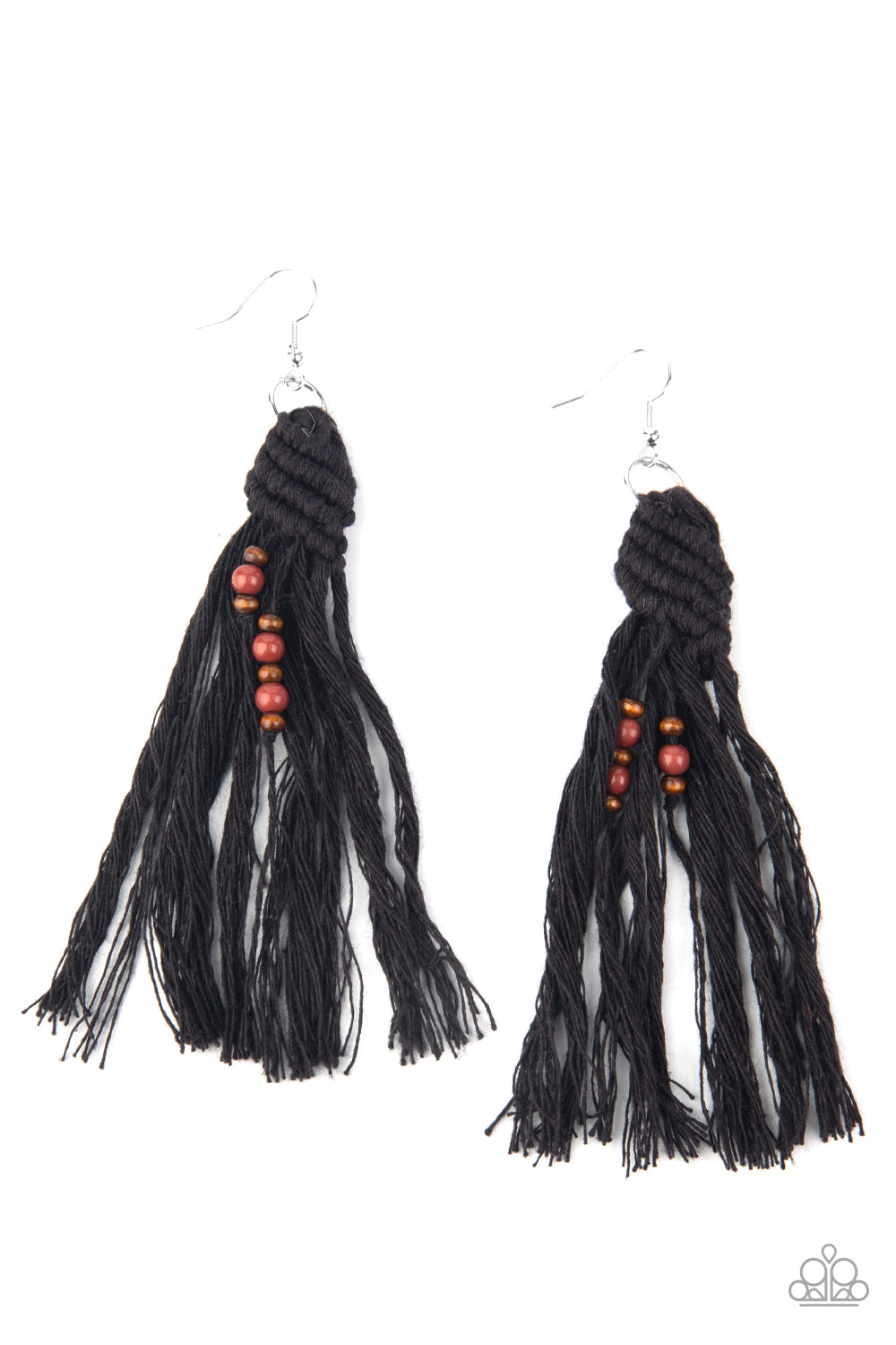 Paparazzi Accessories: Beach Bash - Black Earring