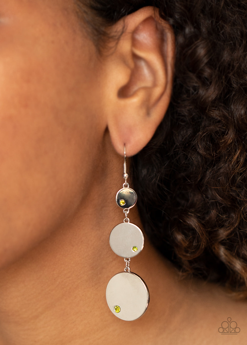 Paparazzi Accessories: Poshly Polished - Green Earring
