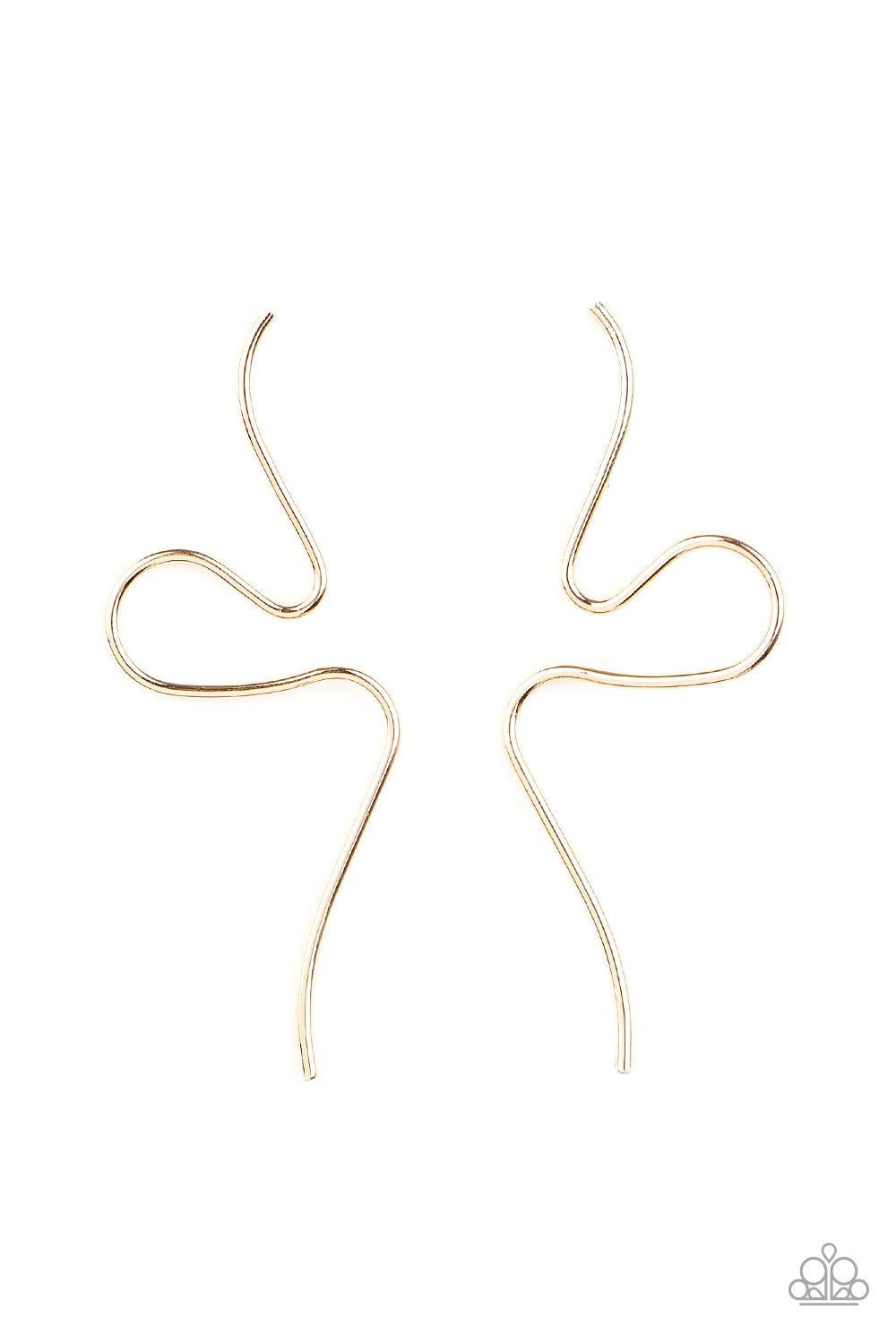 Paparazzi Accessories: Heavy Metal Minimalist - Gold Earring