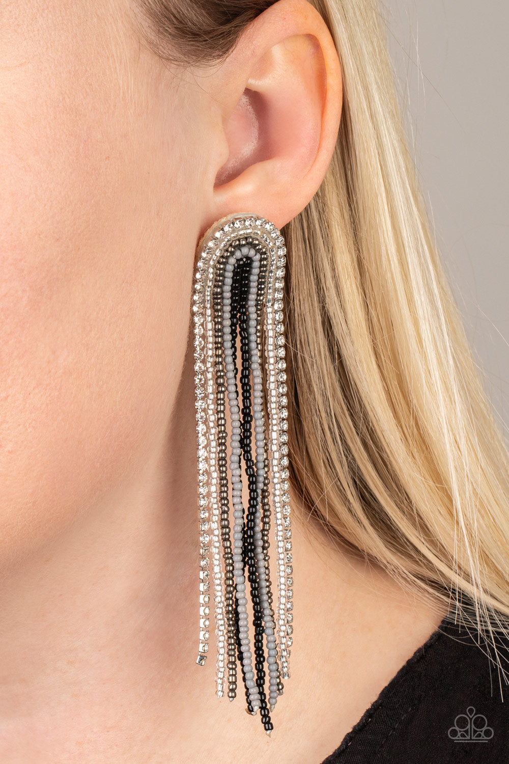 Paparazzi Accessories: Let There BEAD Light - Black Earring