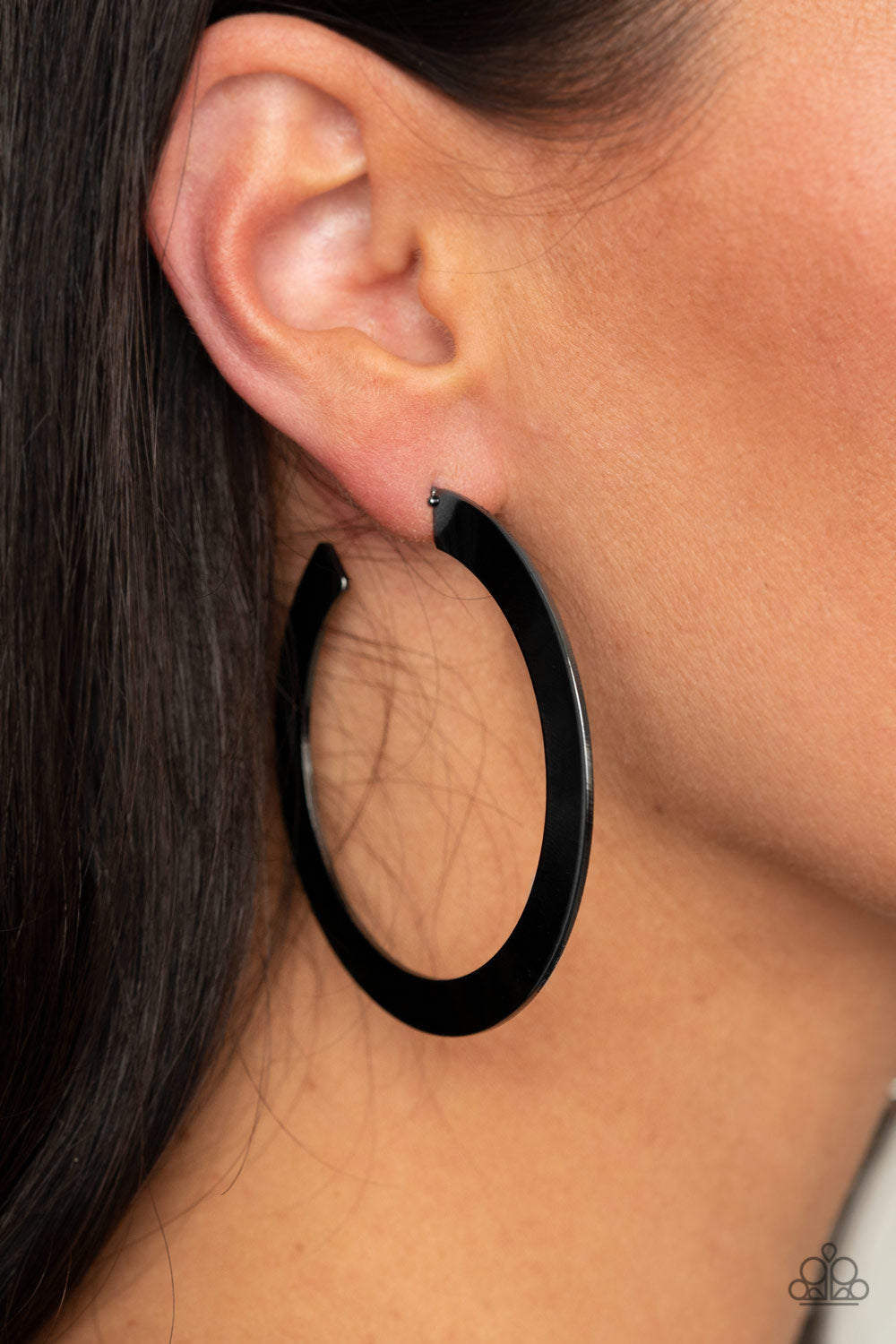 Paparazzi Accessories: The Inside Track - Black Earring