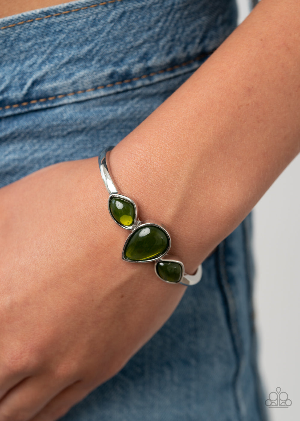 Paparazzi Accessories: Boho Beach Babe - Green Bracelet
