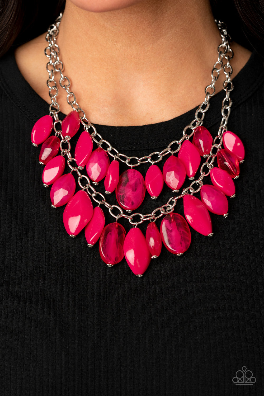 Paparazzi Accessories: Palm Beach Beauty - Pink Necklace