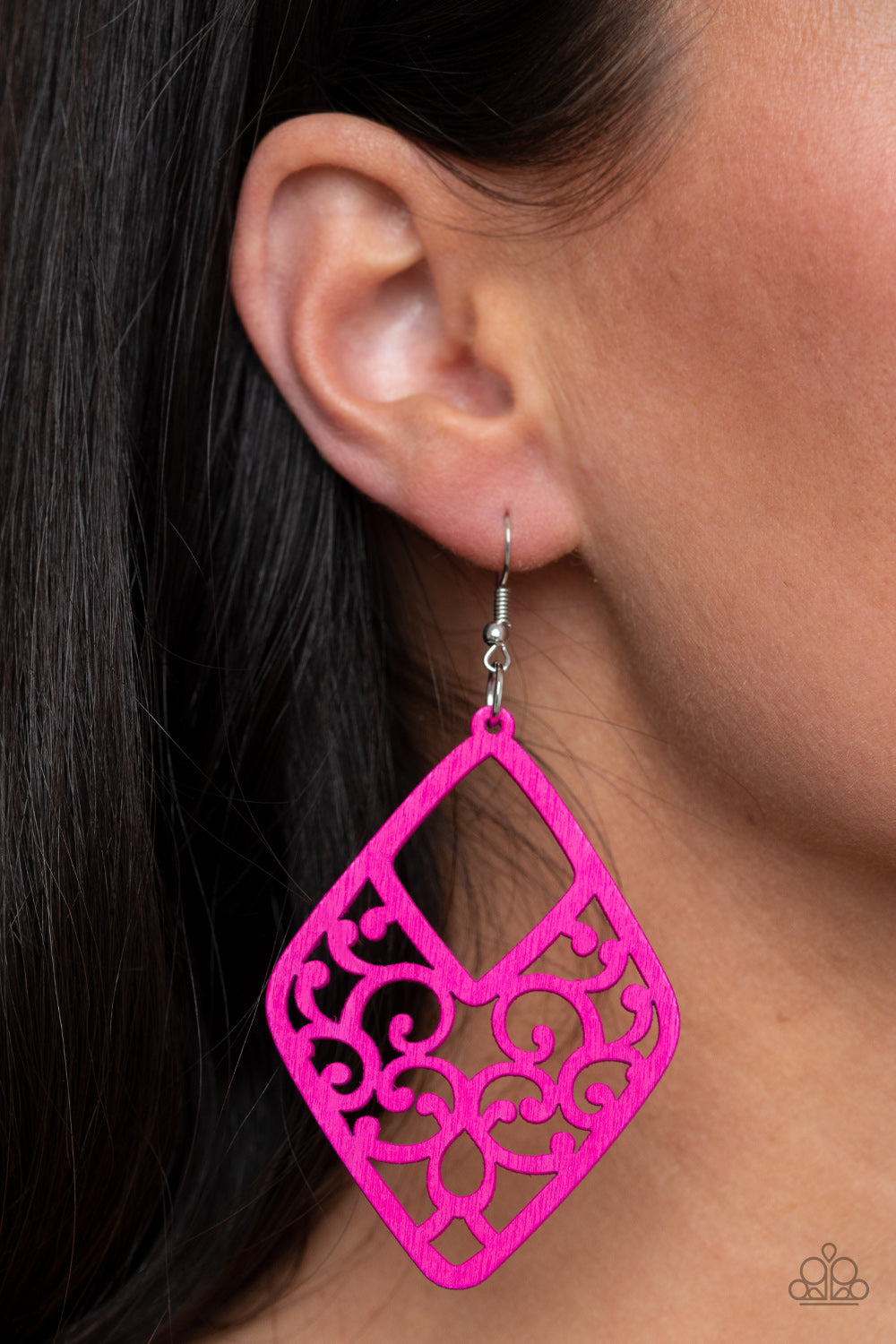 Paparazzi Accessories: VINE For The Taking - Pink Earring