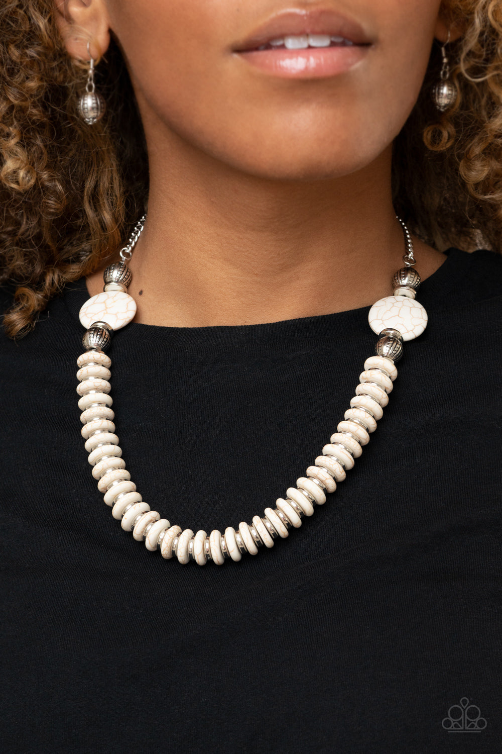 Paparazzi Accessories: Desert Revival - White Necklace