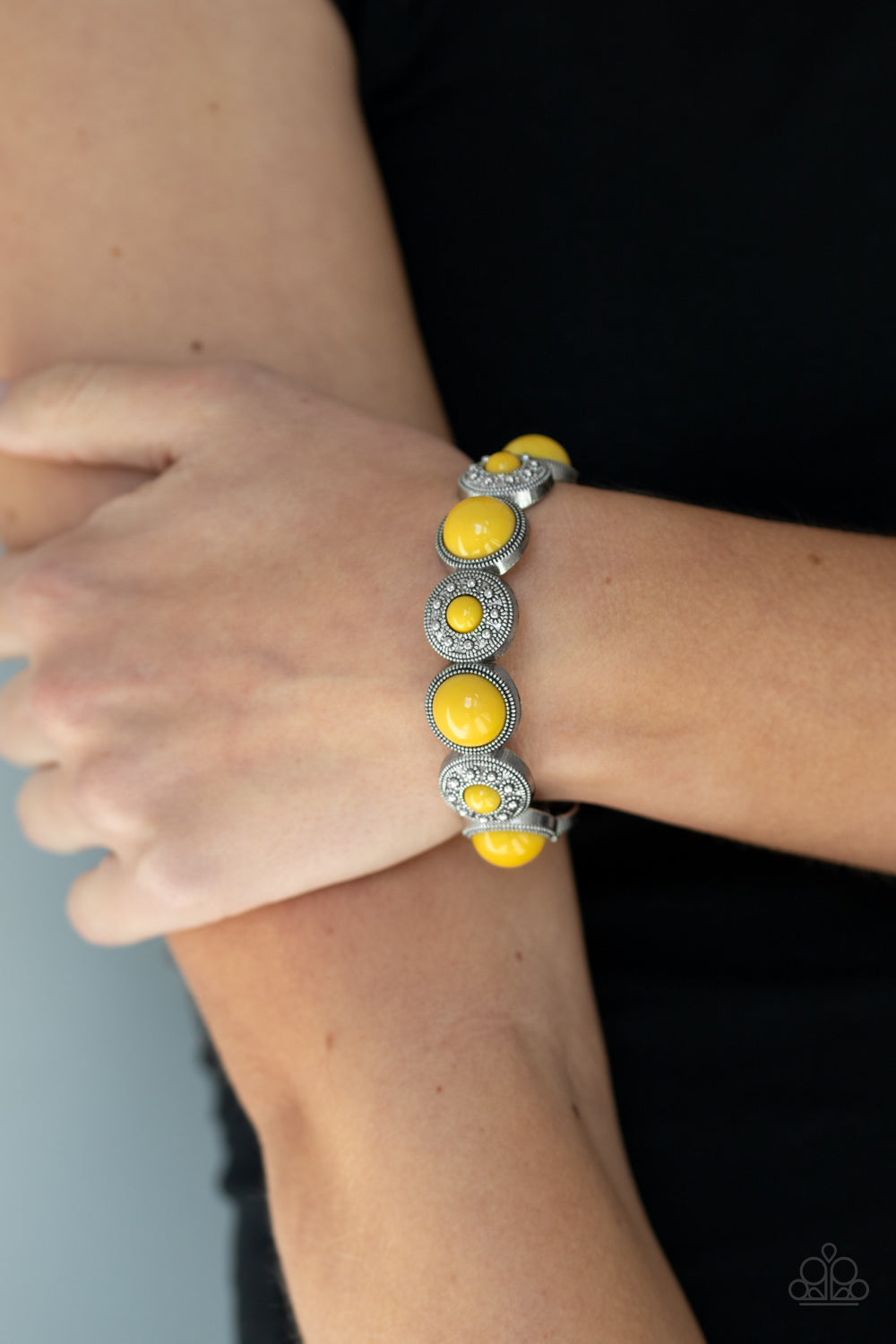 Paparazzi Accessories: Garden Flair - Yellow Bracelet