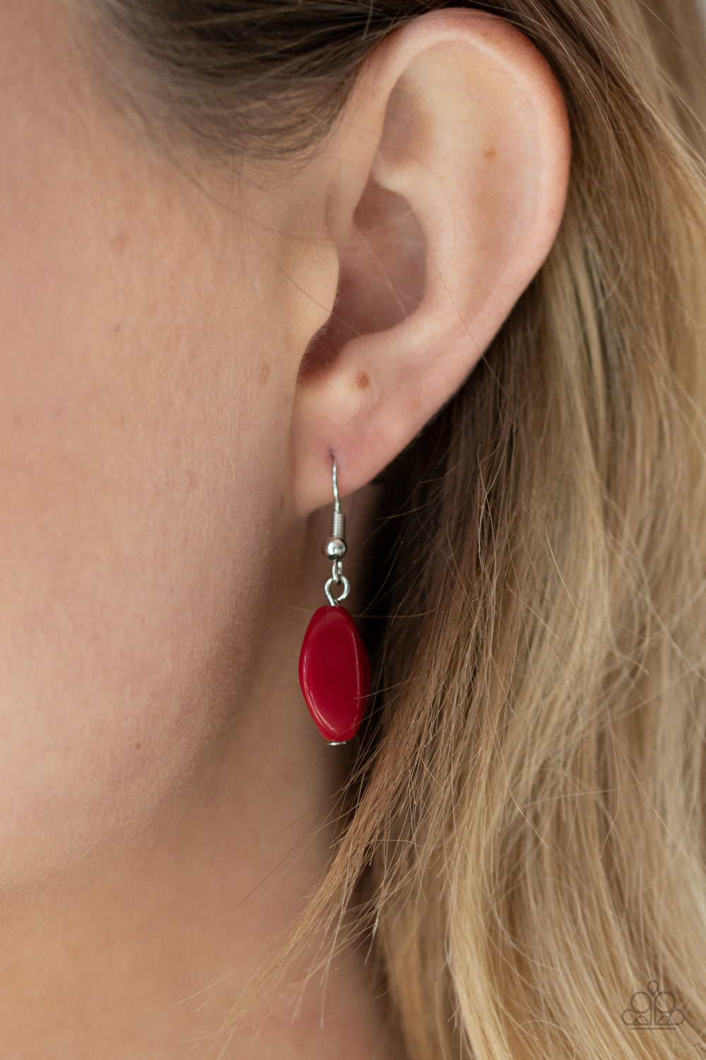 Paparazzi Accessories: Two-Story Stunner - Red Necklace