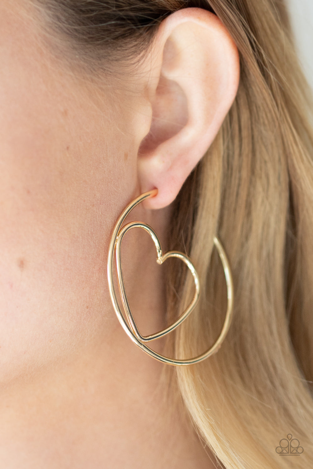 Paparazzi Accessories: Love At First BRIGHT - Gold Earring