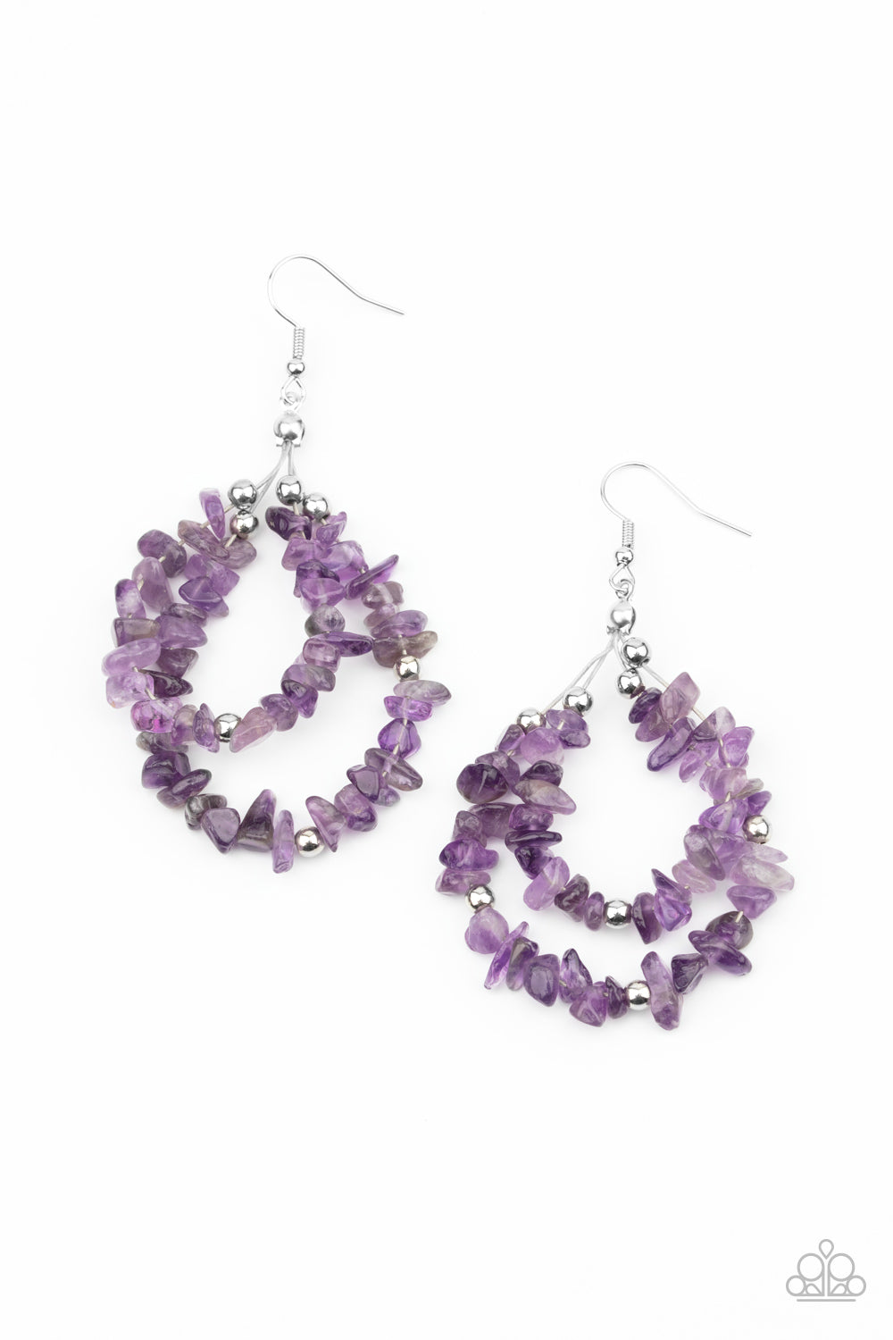 Paparazzi Accessories: Canyon Rock Art - Purple Earring