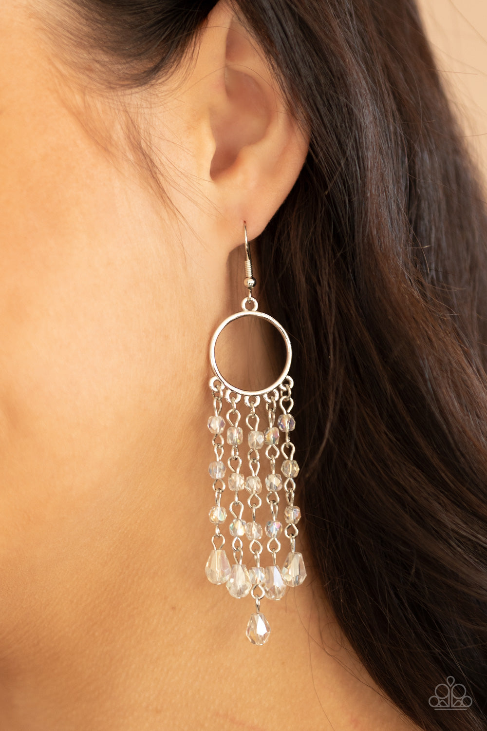 Paparazzi Accessories: Dazzling Delicious - White Earring