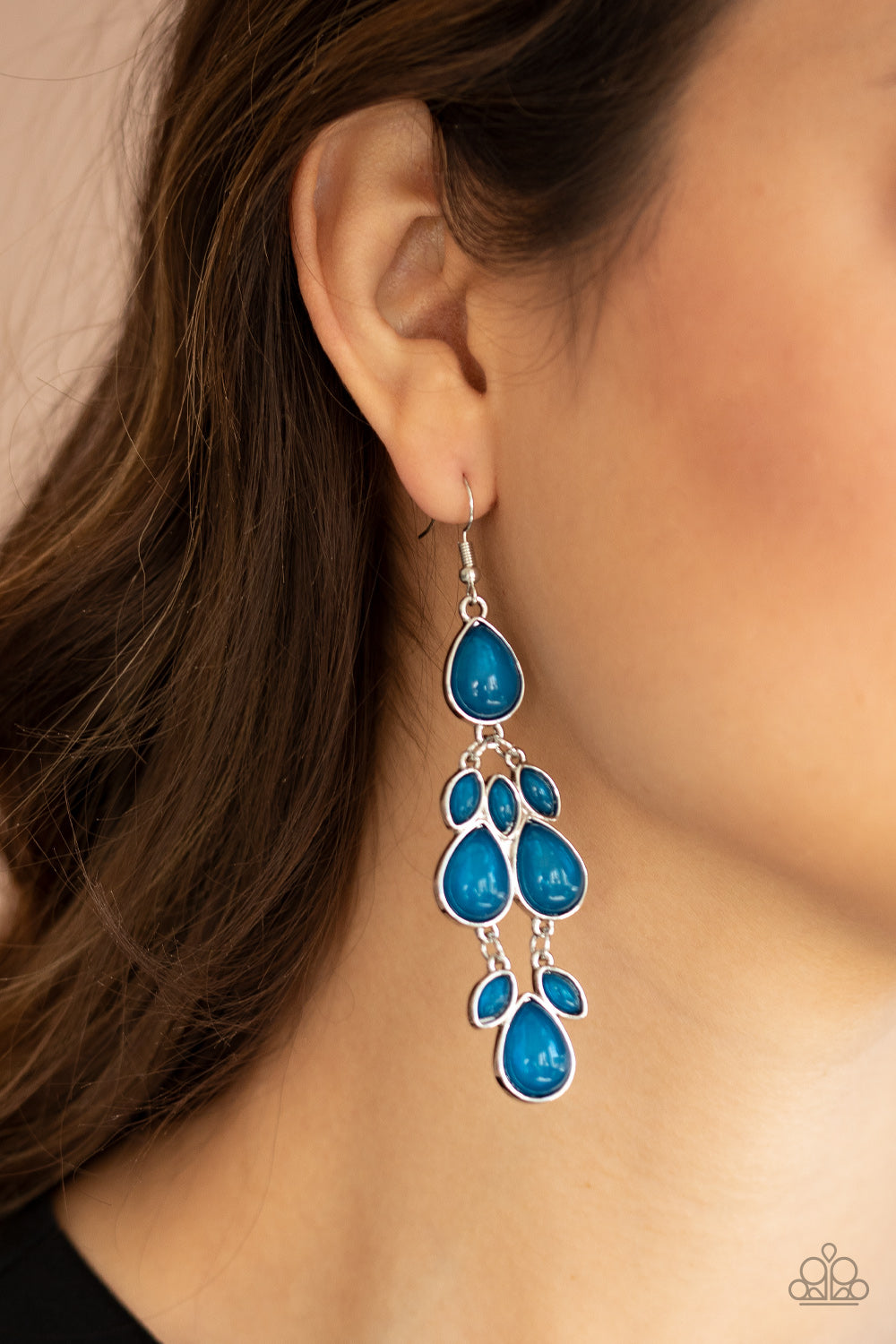 Paparazzi Accessories: Superstar Social - Blue Earrings