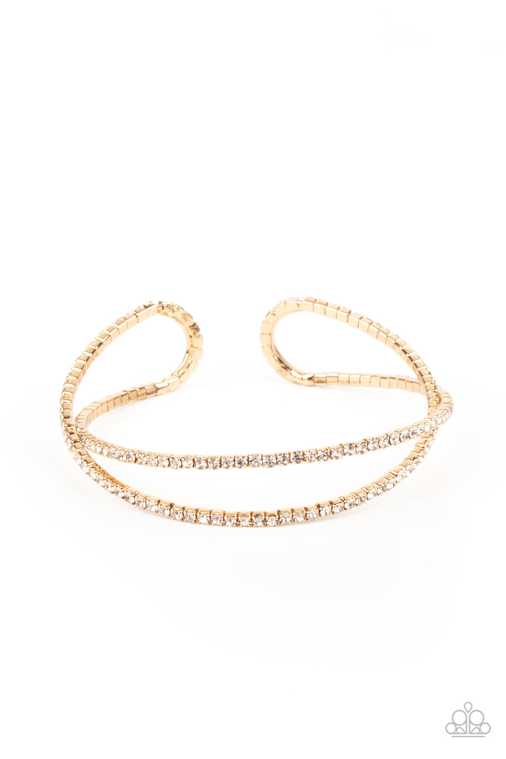 Paparazzi Accessories: Plus One Status - Gold Bracelet