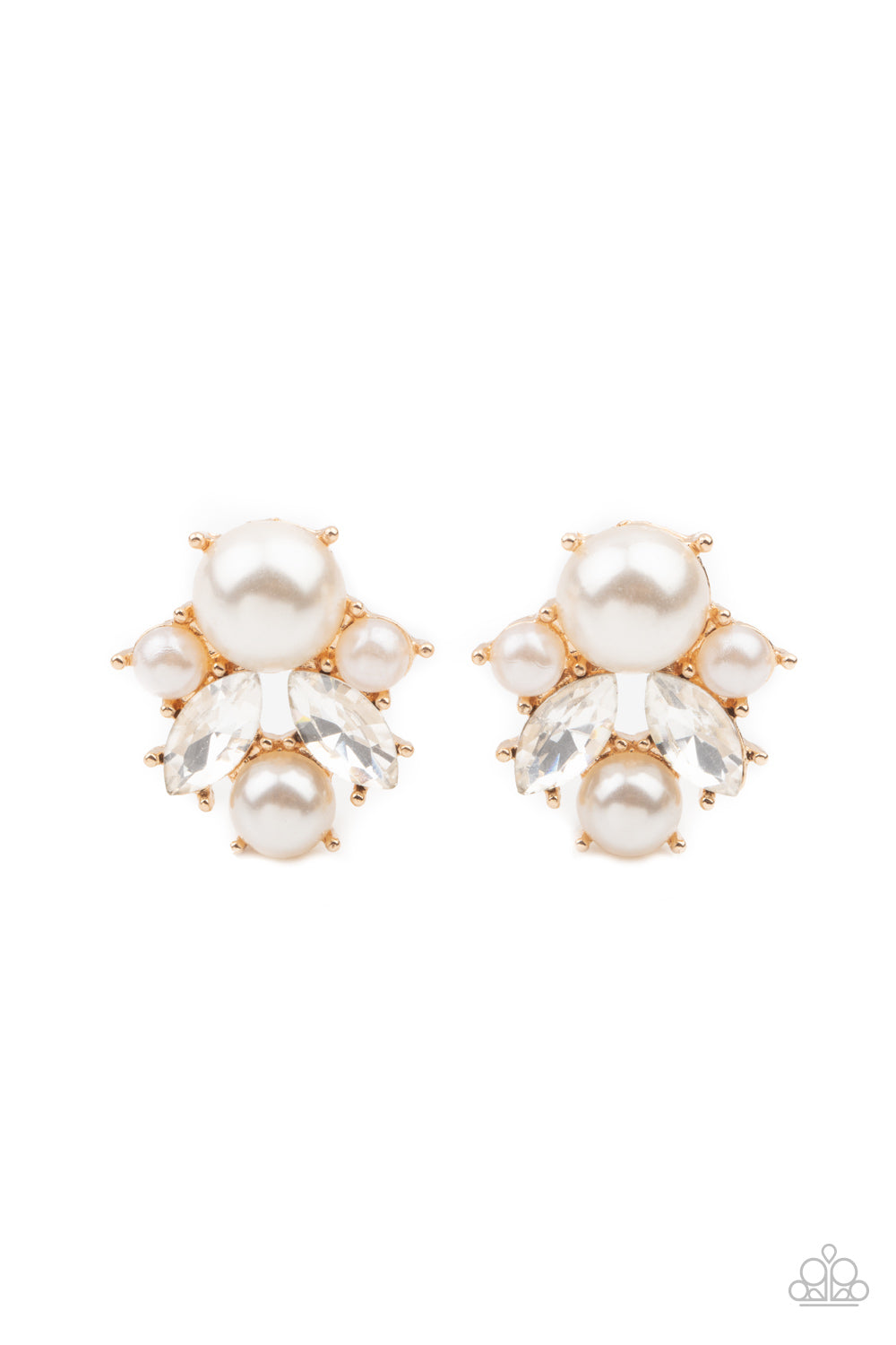 Paparazzi Accessories: Royal Reverie - Gold Earring