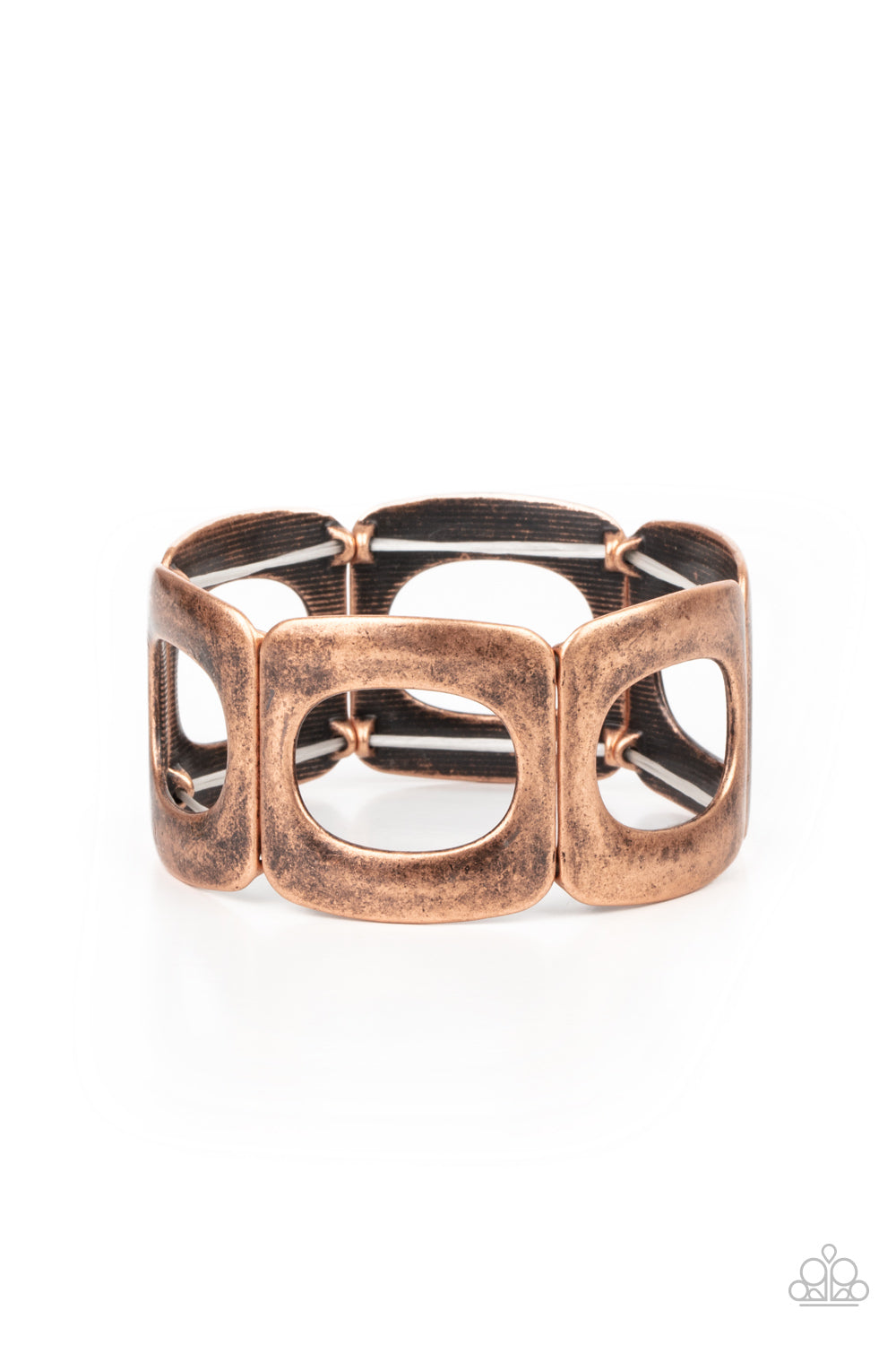 Paparazzi Accessories: In OVAL Your Head - Copper Bracelet