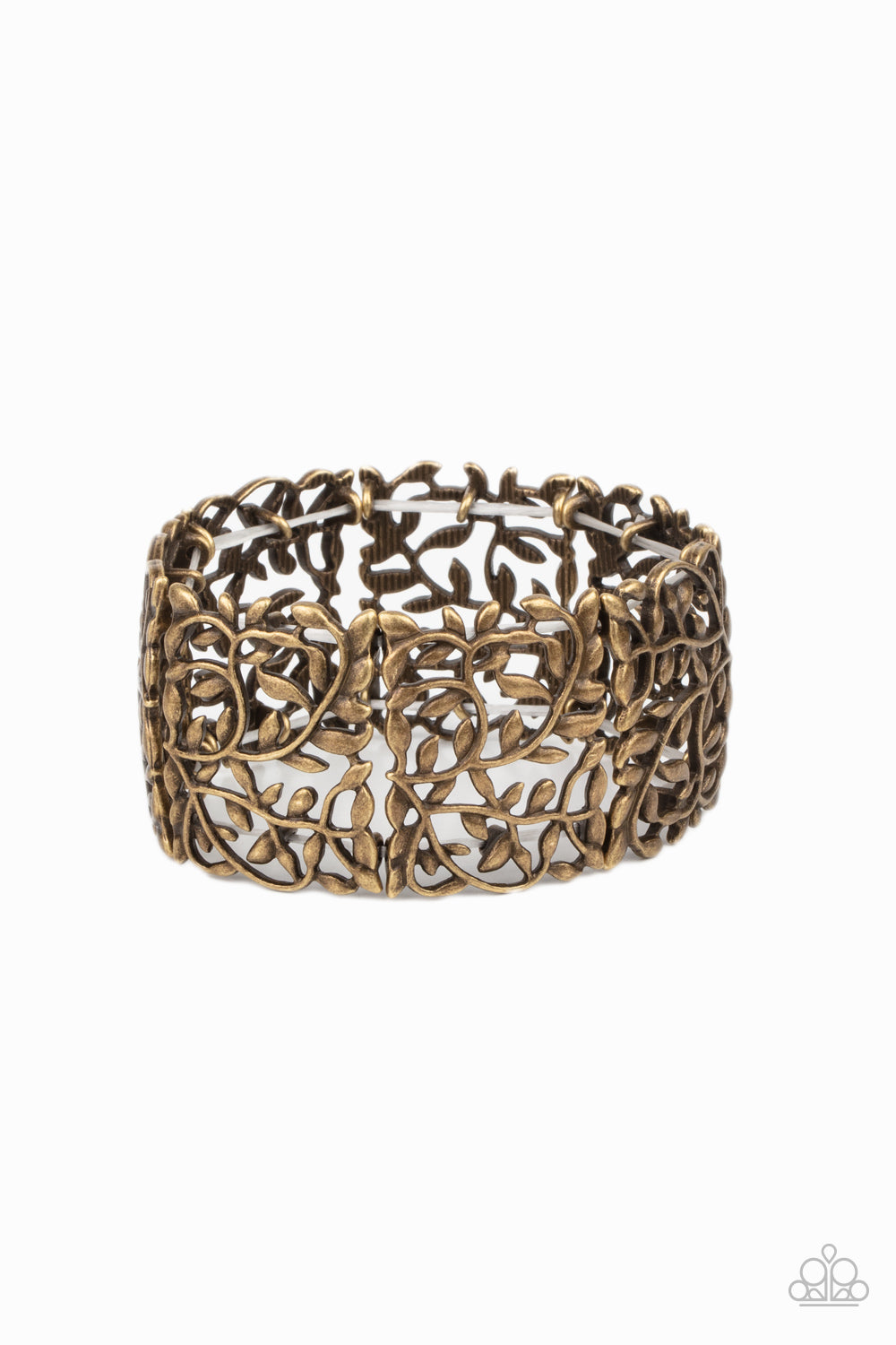 Paparazzi Accessories: Verdantly Vintage - Brass Bracelet