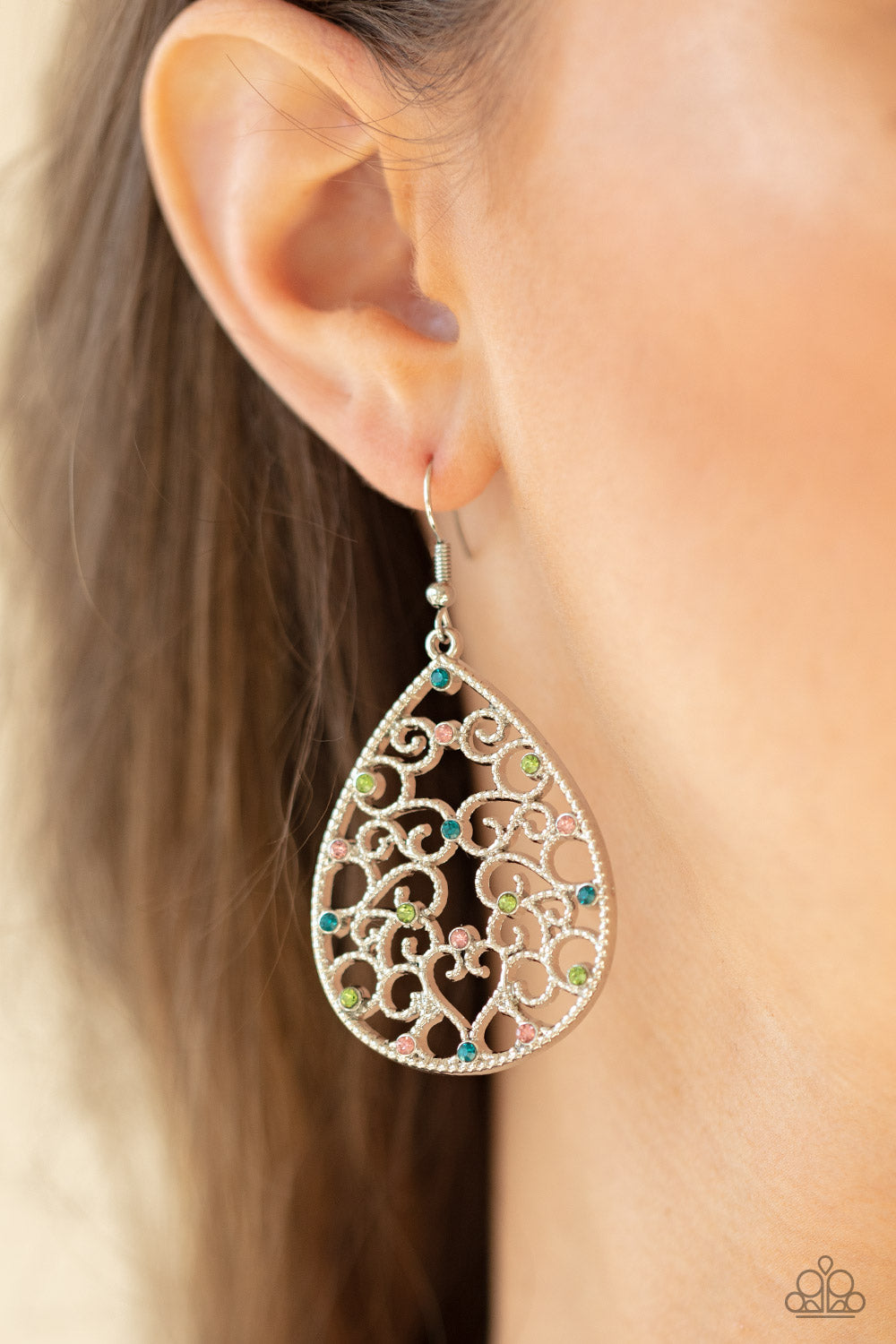 Paparazzi Accessories: Midnight Carriage - Multi Earring