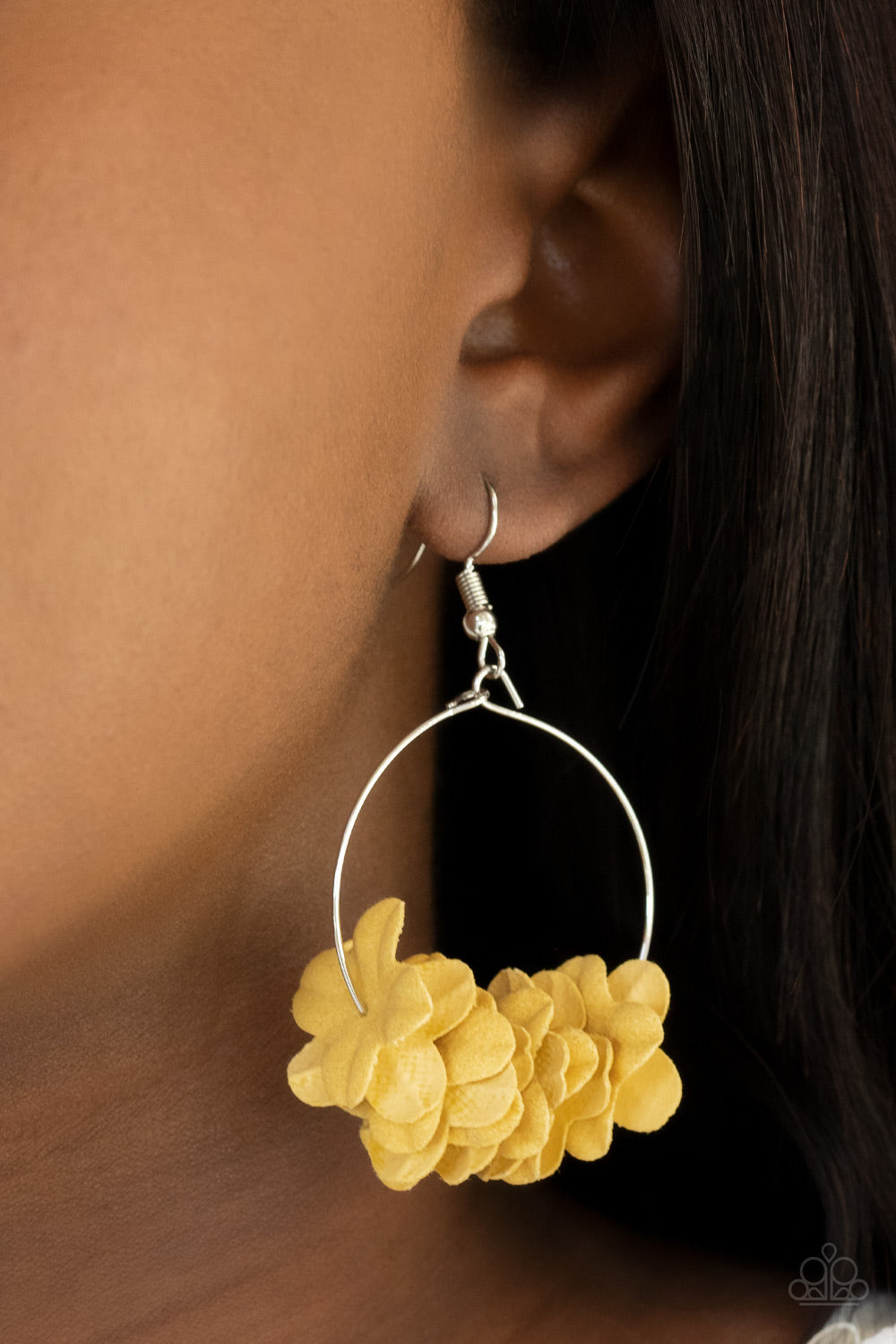 Paparazzi Accessories: Flirty Florets - Yellow Earring